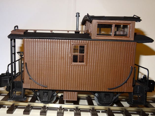 US Bobber Caboose Scale 1:32  - OpenRailway