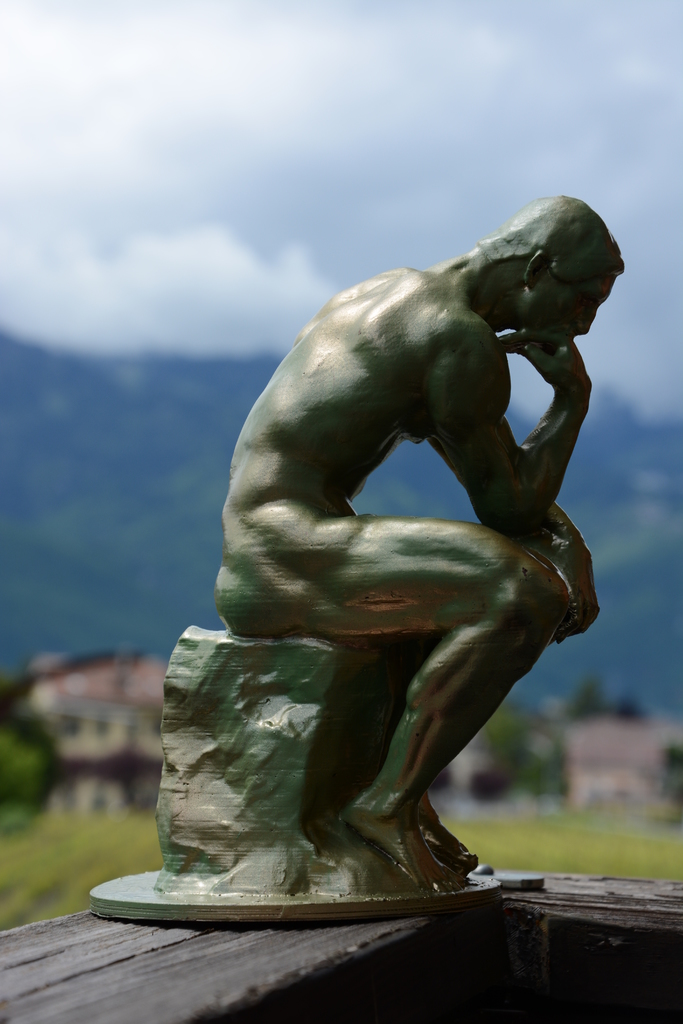 El Pensador de Rodin.