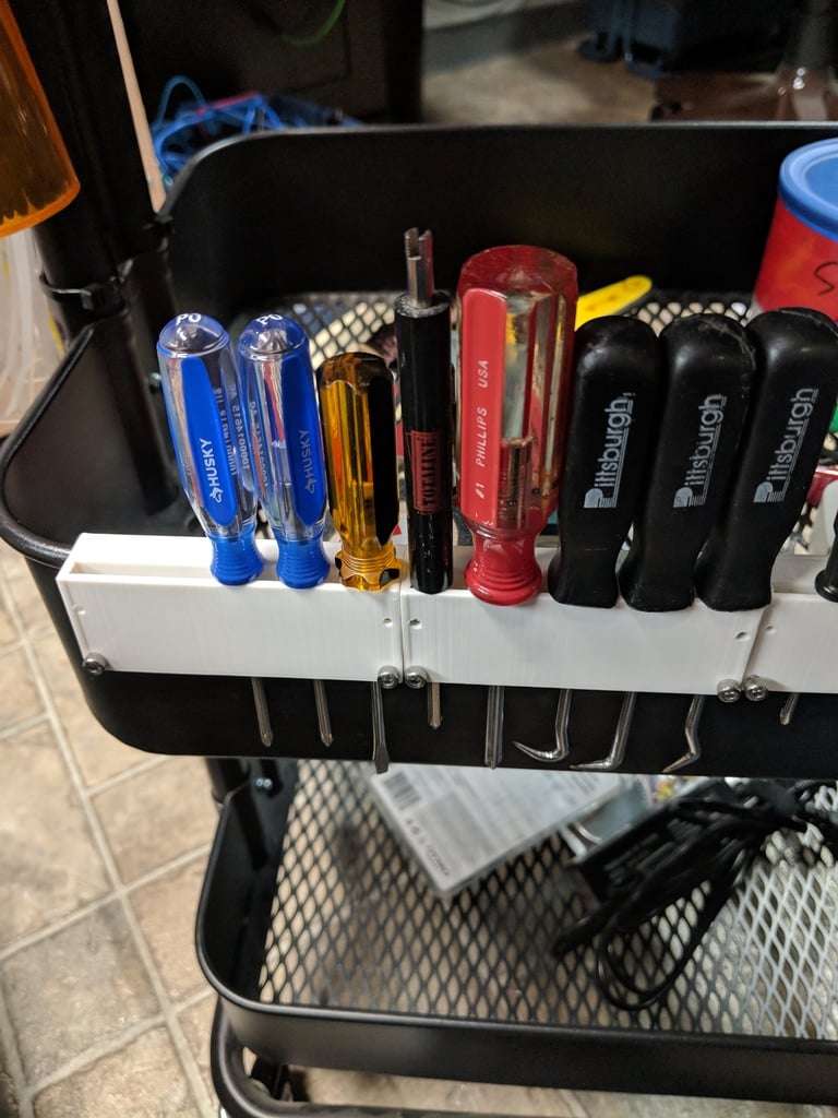 Tool rack for Ikea Raskog