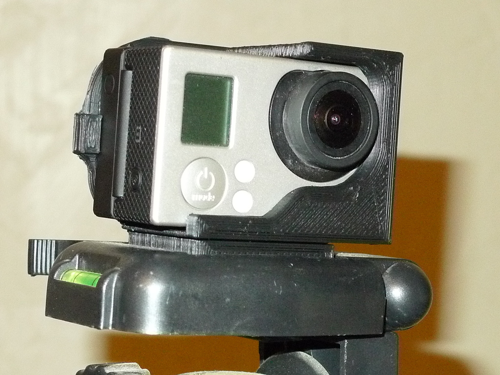GoPro3+ with Suptig Screen Tripod Quick Mount