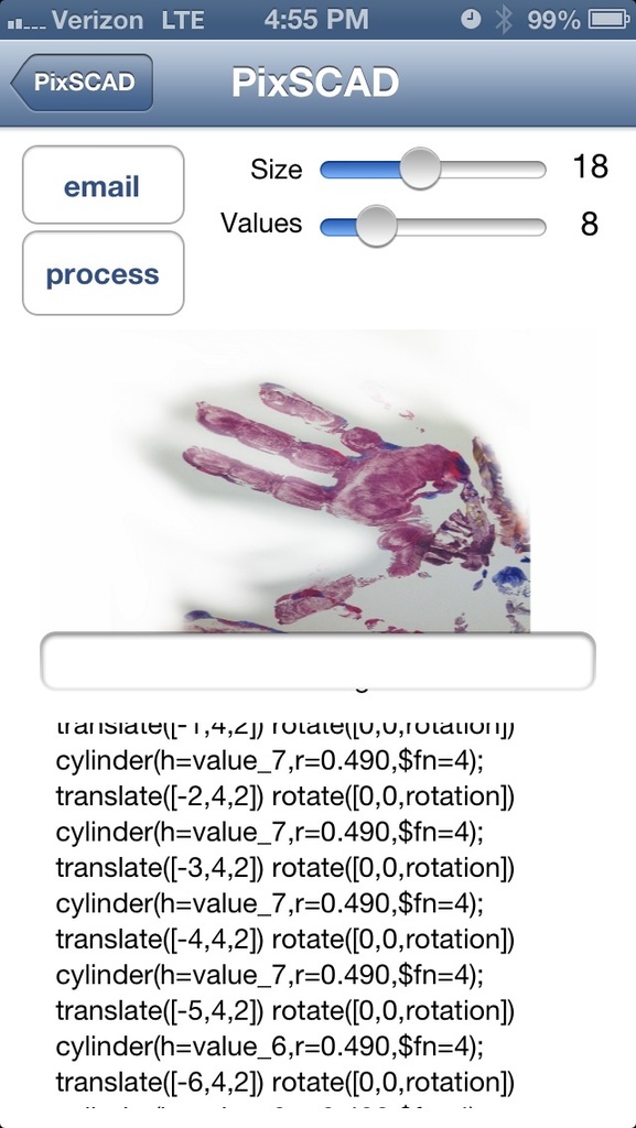 PixSCADâ„¢ iOS App