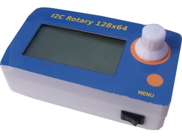 Project box for rotary LCD interface