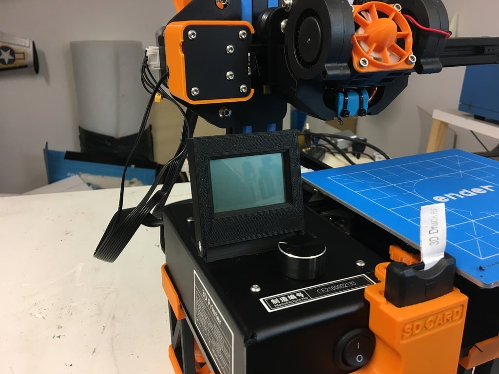 Ender 2 LCD Swivel Mod - Mount and Backcover remix