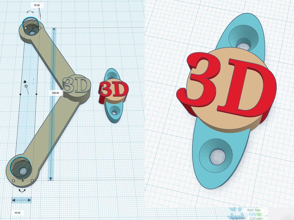 10x2 Magnet door latch 3D Prusa MKC