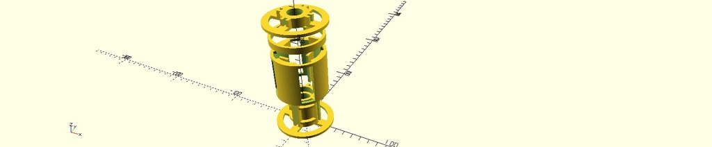 Modular bobbin core (Spool Holder)