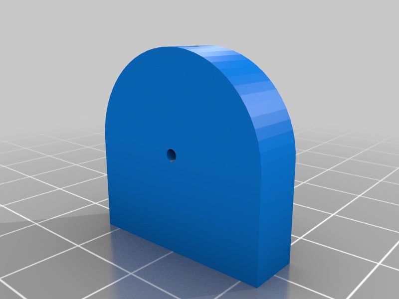 Parametric button cell holder version 2