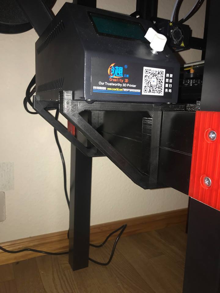 CR10 Controller Mount on stacked IKEA LACK tables