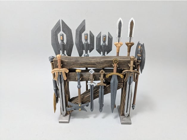 Image of Action Figure Weapon Rack
