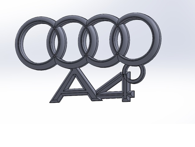 Audi A4 keychain