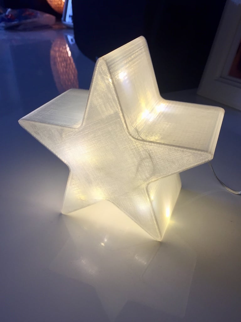 Christmas star - For fairy lights or LED candle