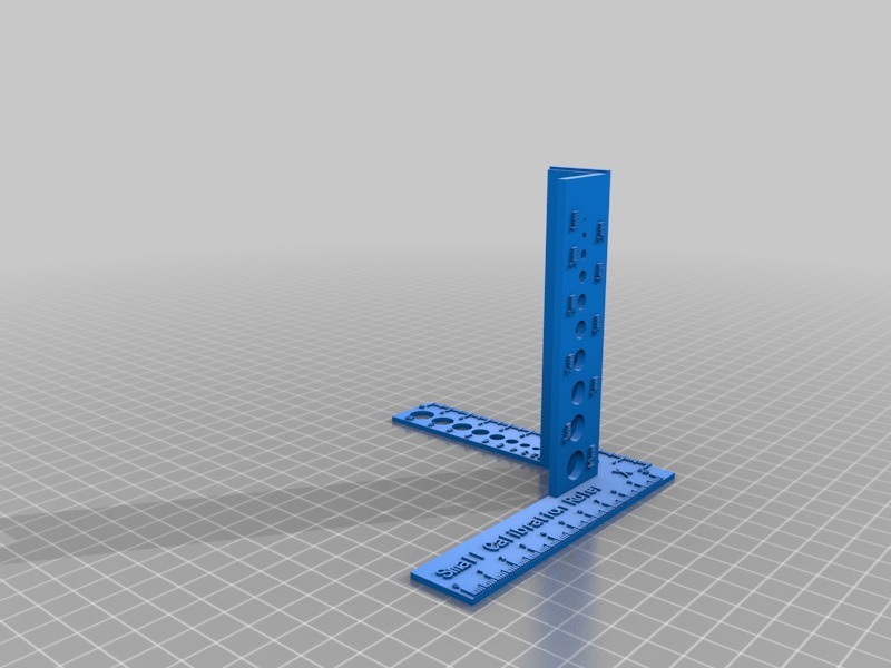 Small 3D Calibration Ruler