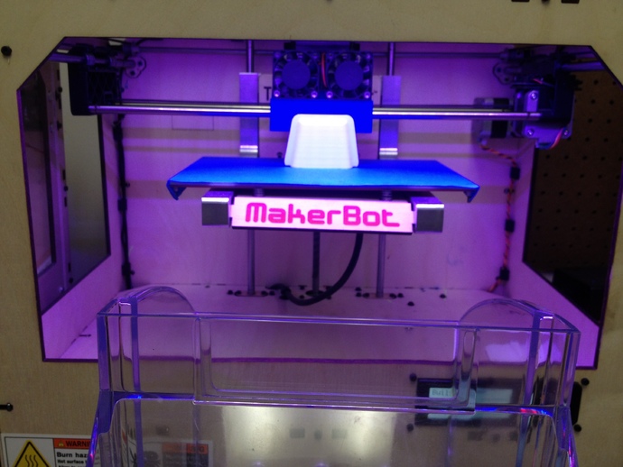 Makerbot Replicator Automated Part Removal Sweeping System