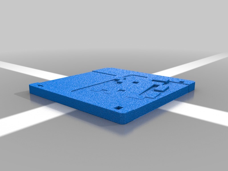 space invader crawling out of a floppy disk