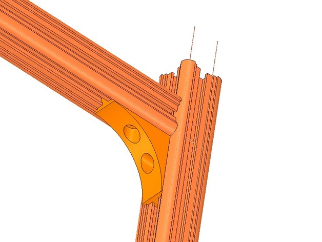 coaxis-Säulen-Profil 2.75 x 2.75 Verbinder