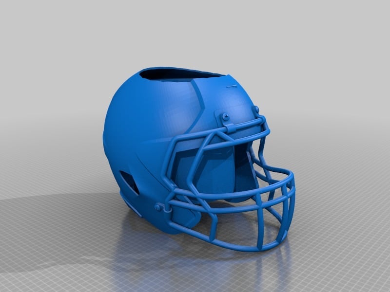 football helmet pen cup