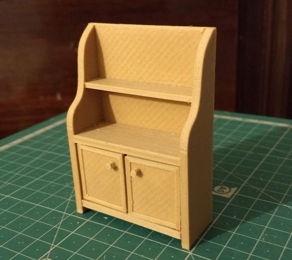 Dollhouse Kitchen Dresser / Cupboard