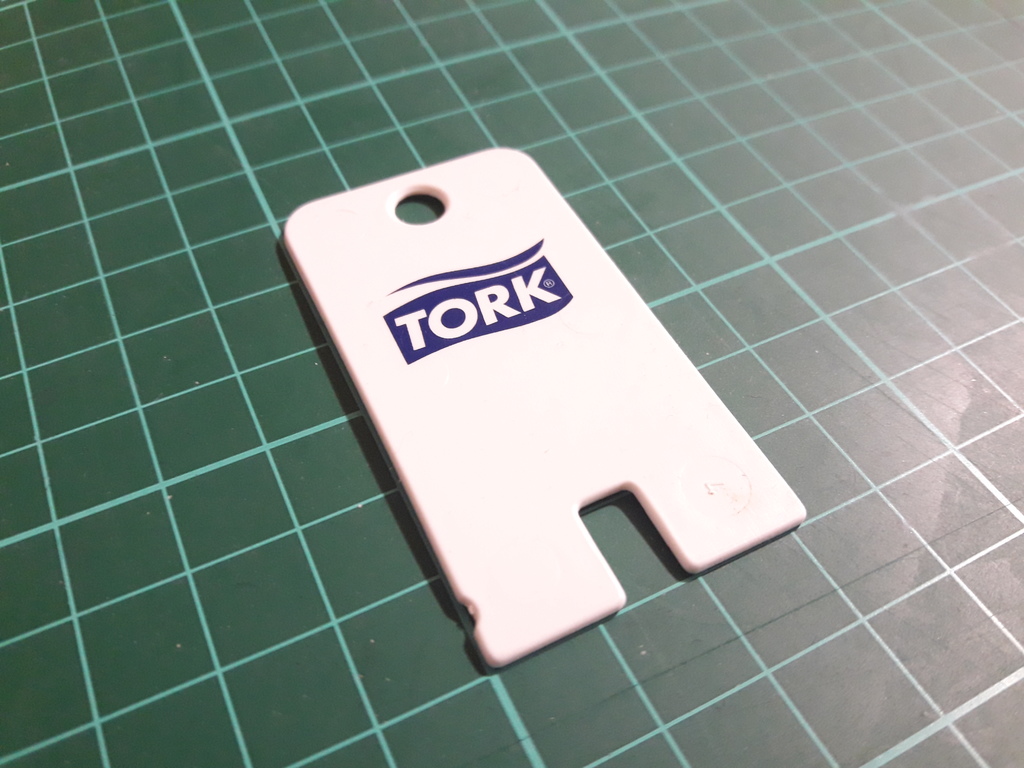 TORK key for towel dispenser