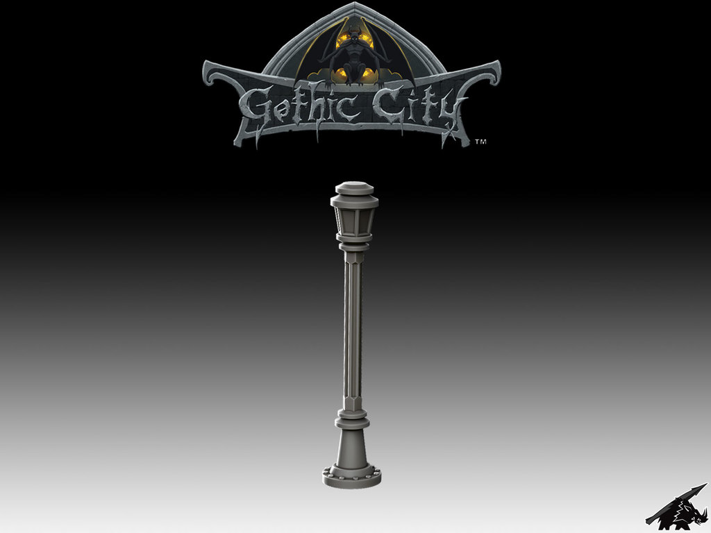 Gothic City Lamp Post - Our New KICKSTARTER is Now LIVE!!!!