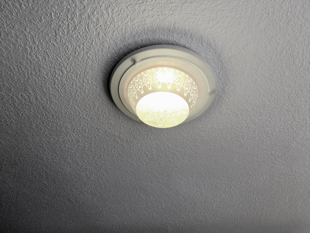 Plafón para luz del techo