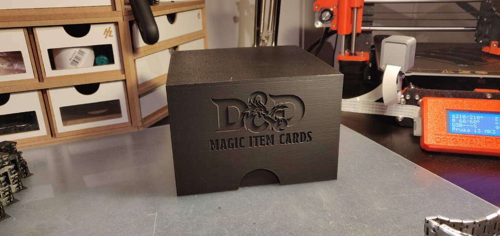 Magic Item cards box D&D
