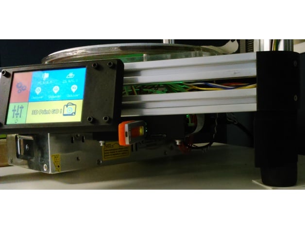 Lerdge 3D printer board and display case