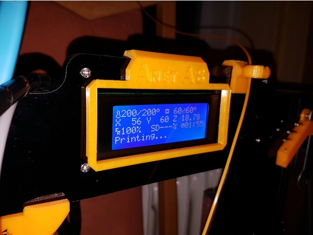 Anet A8 LCD Cover (Remixed)