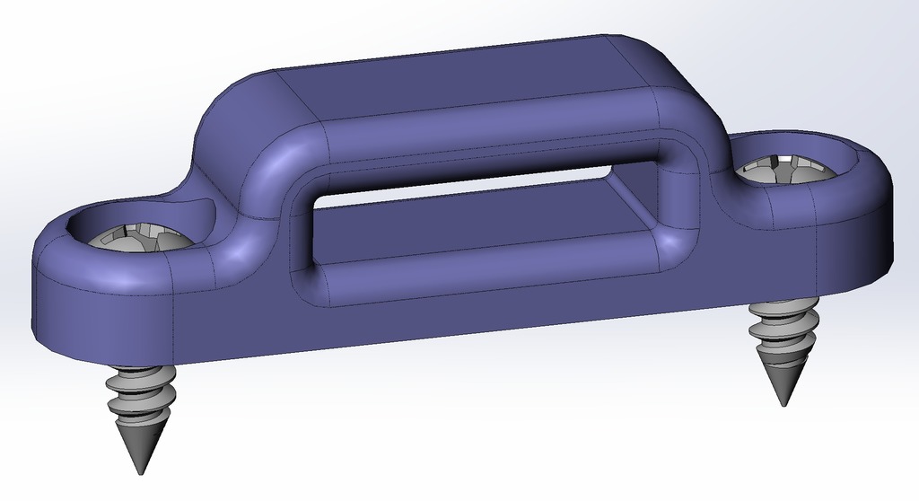 Footman Loop for 3/4-inch Velcro Strap or Webbing