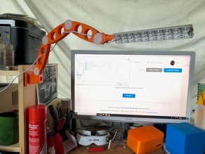 Modular led desk lamp 3D model