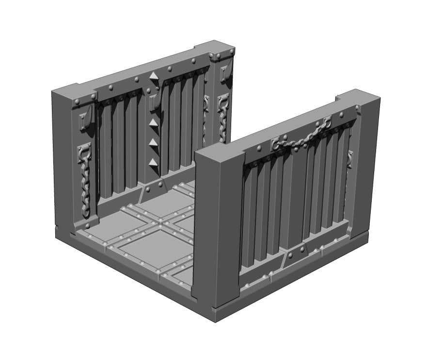 Prison Double Wall Tile (from TileScape Dungeon Expansion)