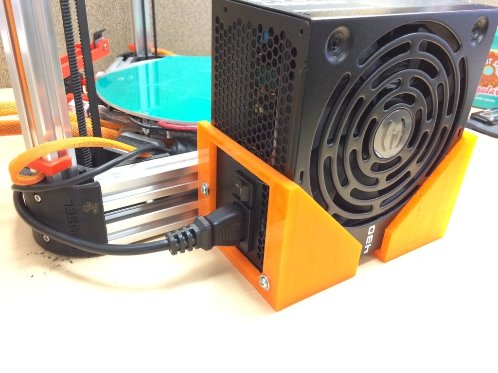 ATX power supply mount for kossel delta printer