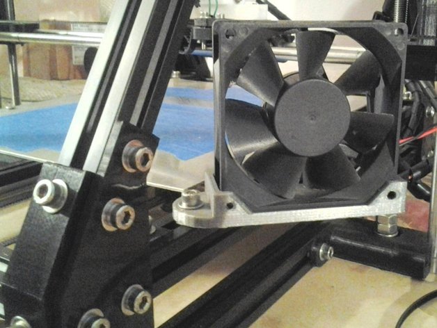 80mm x 25mm fan holder for MendelMax
