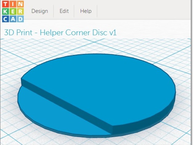 Helper Snap-off Disks - Prevent Corner Warping