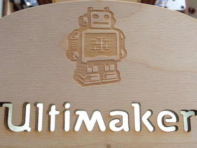 Led support for the Ultimaker logo
