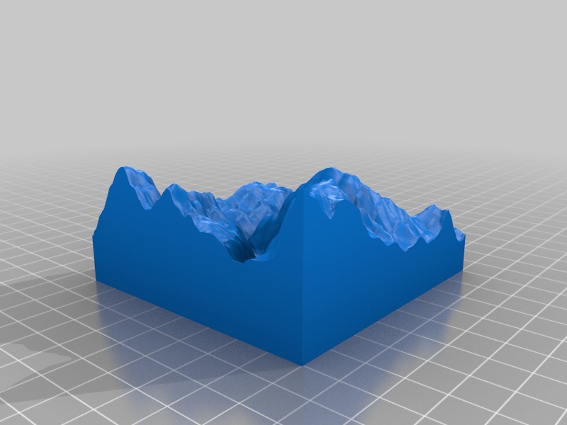 Topographical Model of Homestake