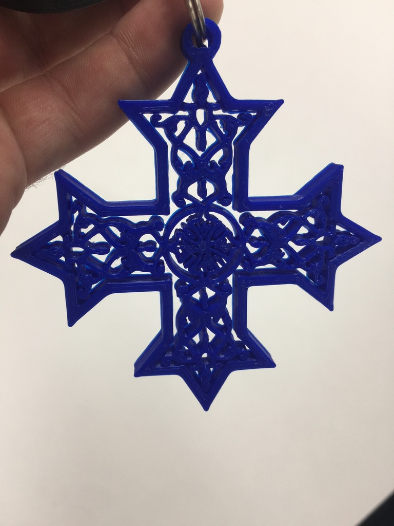 Coptic Cross Keychain