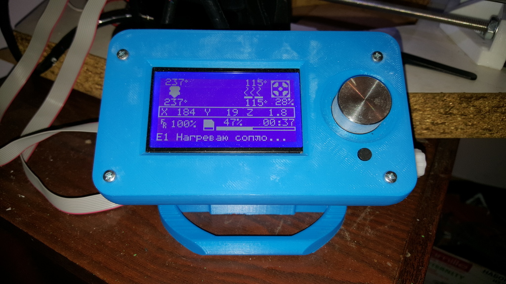 Anet A6 LCD screen holder