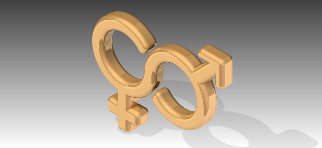 Gender equality pendant