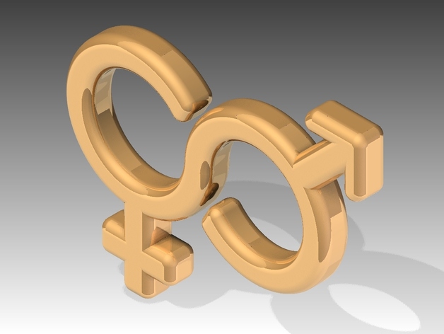 Gender equality pendant