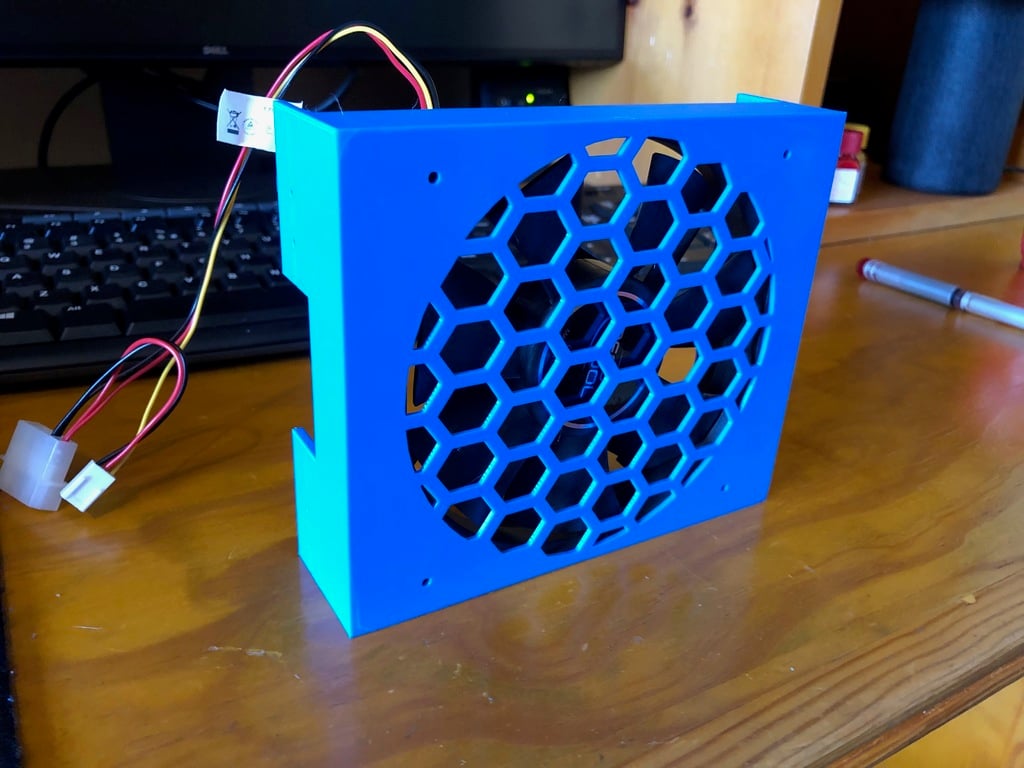 120mm Fan Mount for 5.25 bay with a insert to add a dust filter