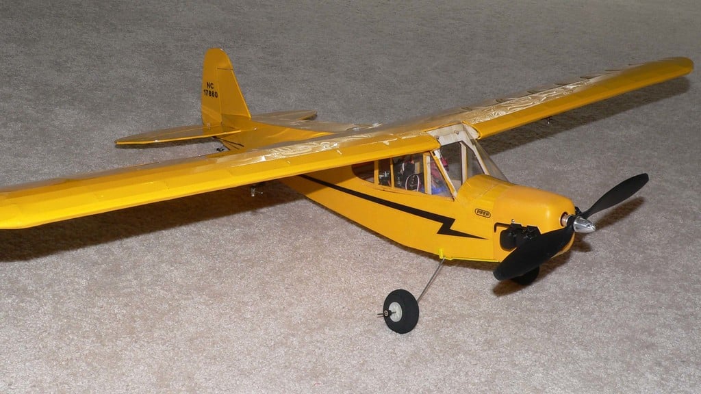 Piper J-3 Cub Balsa Kit Parts