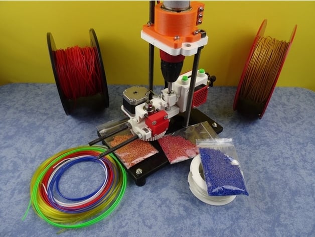 3D Printed Open Source MultiMaterial UPcycler : SHRED-Buddy3D
