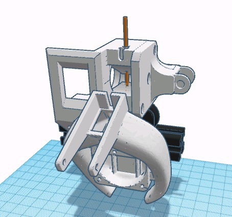 CR-10 Direct Drive extruder with integrated RSE-2