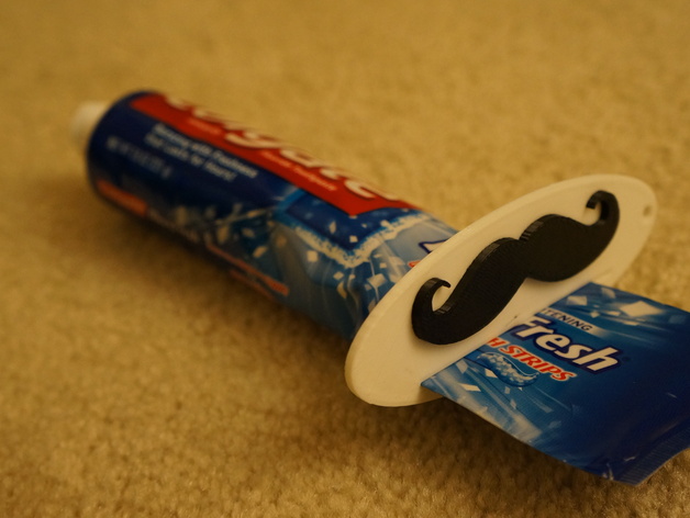 Mustache toothpaste squeezer!