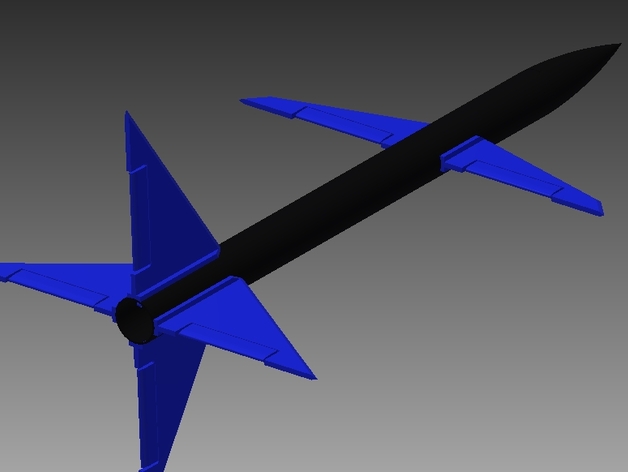 Model rocket glider concept