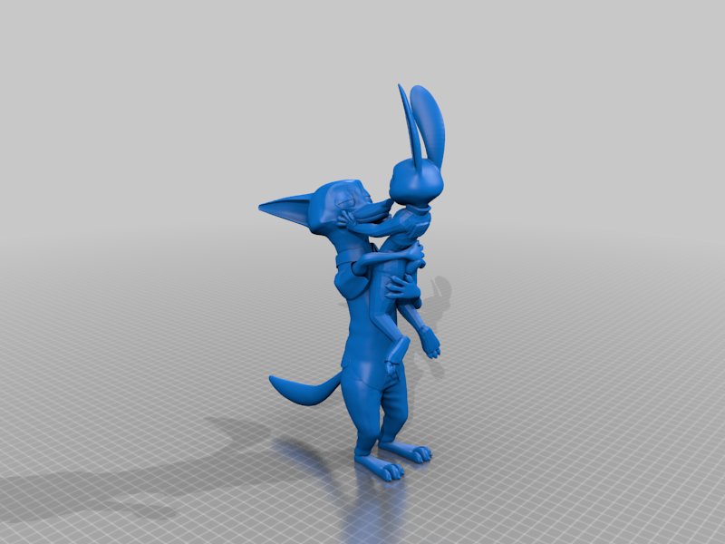 Zootopia - Nick and Judy Hugging