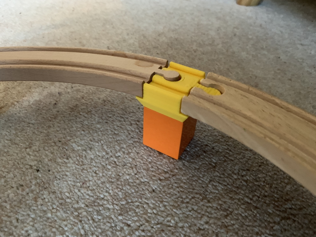 LEGO DUPLO to BRIO Wooden Rail