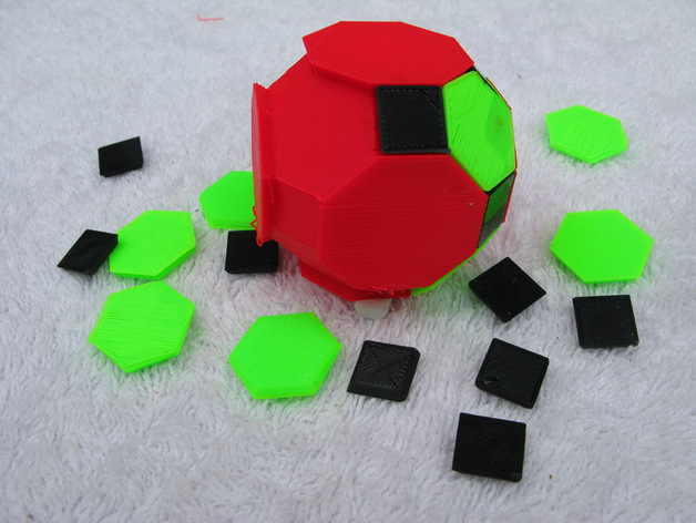 Three Color Archimedean Solids