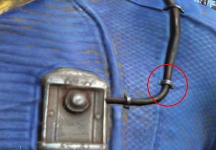 Fallout 4 Vault Suit Wire Harness Bracket Greeblie