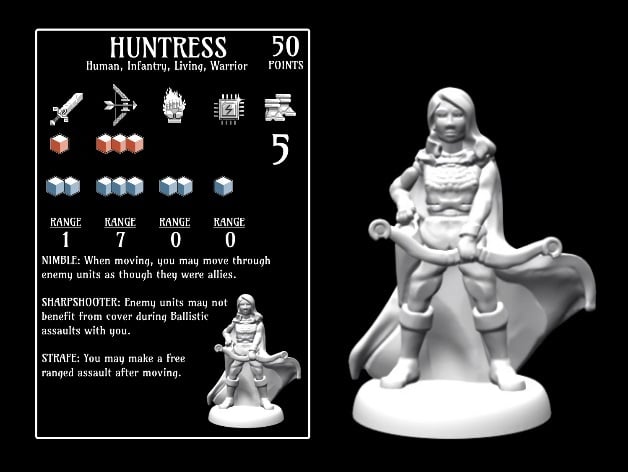 Image of Huntress (18mm scale)