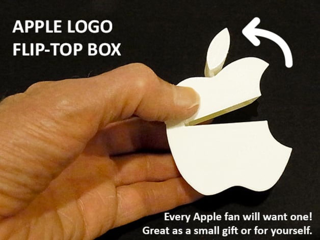 Apple Logo Flip-top Box